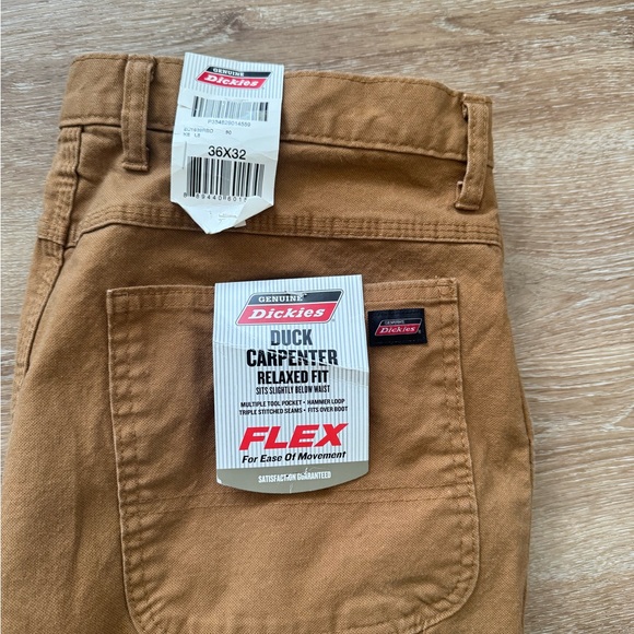 Dickies men’s pants. Carpenter relaxed fit, flex. Size 36 x 32, brand new - Picture 3 of 4